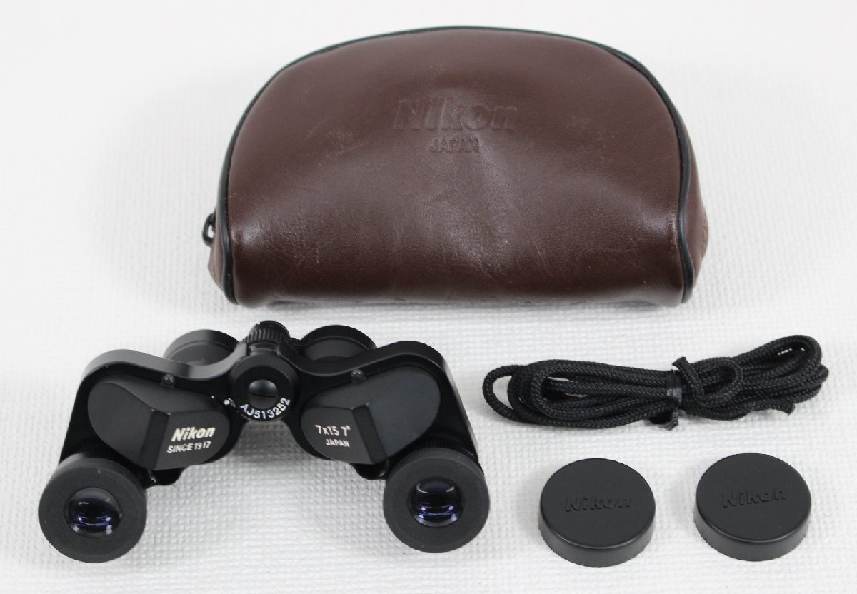 * present condition goods * Nikon 7 × 15 7° Nikon binoculars Mini size soft case attaching (2754152)