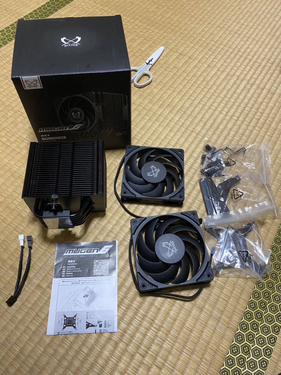 SCYTHE size side flow CPU cooler,air conditioner MUGEN6 BLACK EDITION Mugen 6