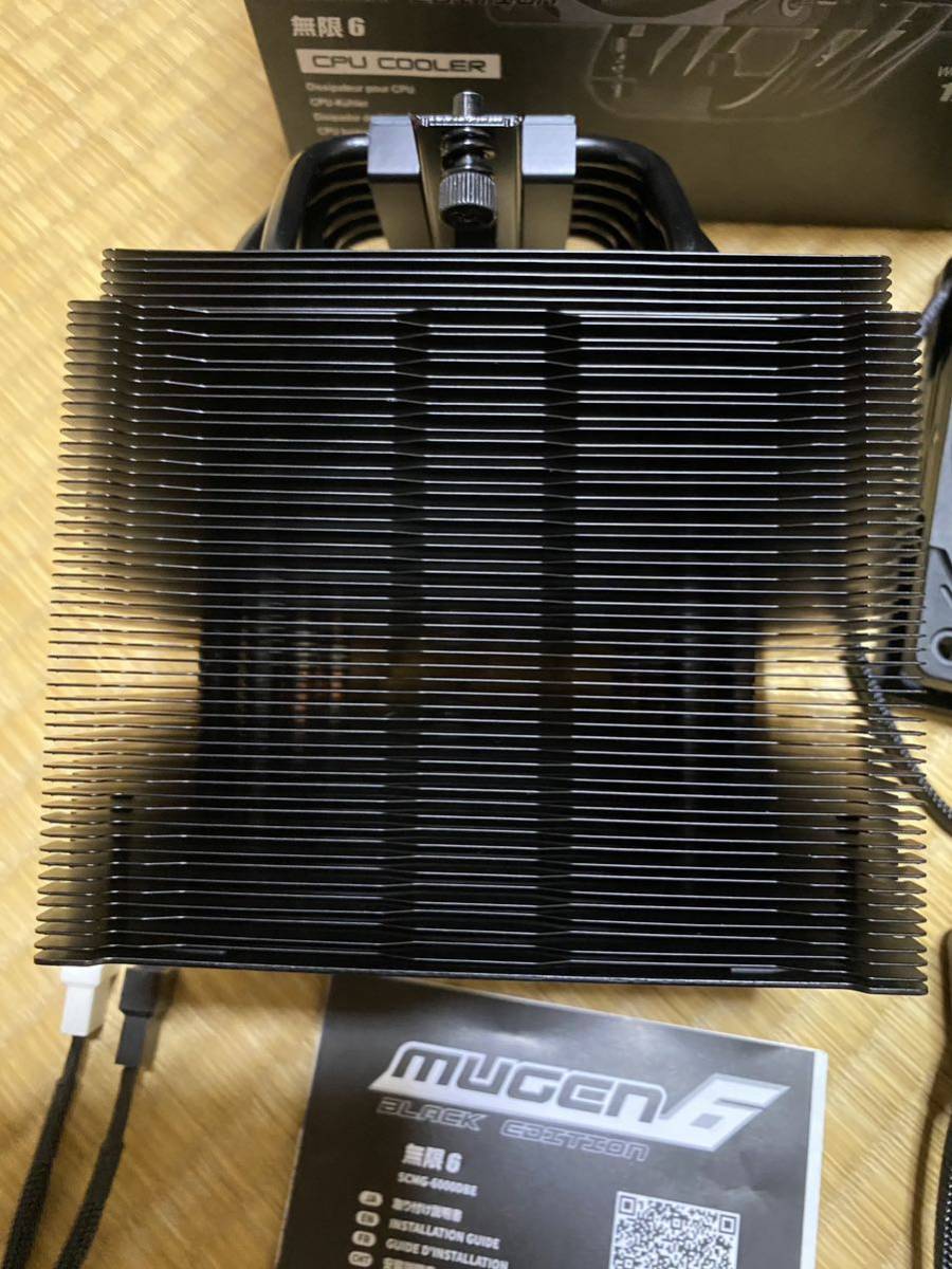 SCYTHE size side flow CPU cooler,air conditioner MUGEN6 BLACK EDITION Mugen 6