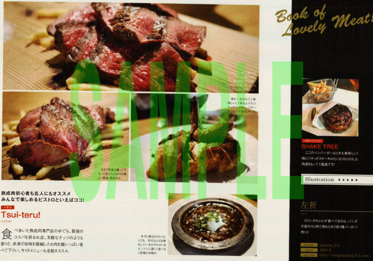 12355* meat book@/Book of Lovely Meat!/SYNTHESiS DESiGN/mitsunali forest . jpy another / original cooking photograph . illustration / condition average. under 