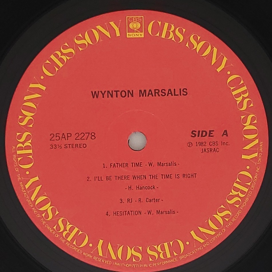 良盤屋◆LP◆ Jazz;ウィントン・マルサリス/Wynton Marsalis/1982◇J-2457_画像8