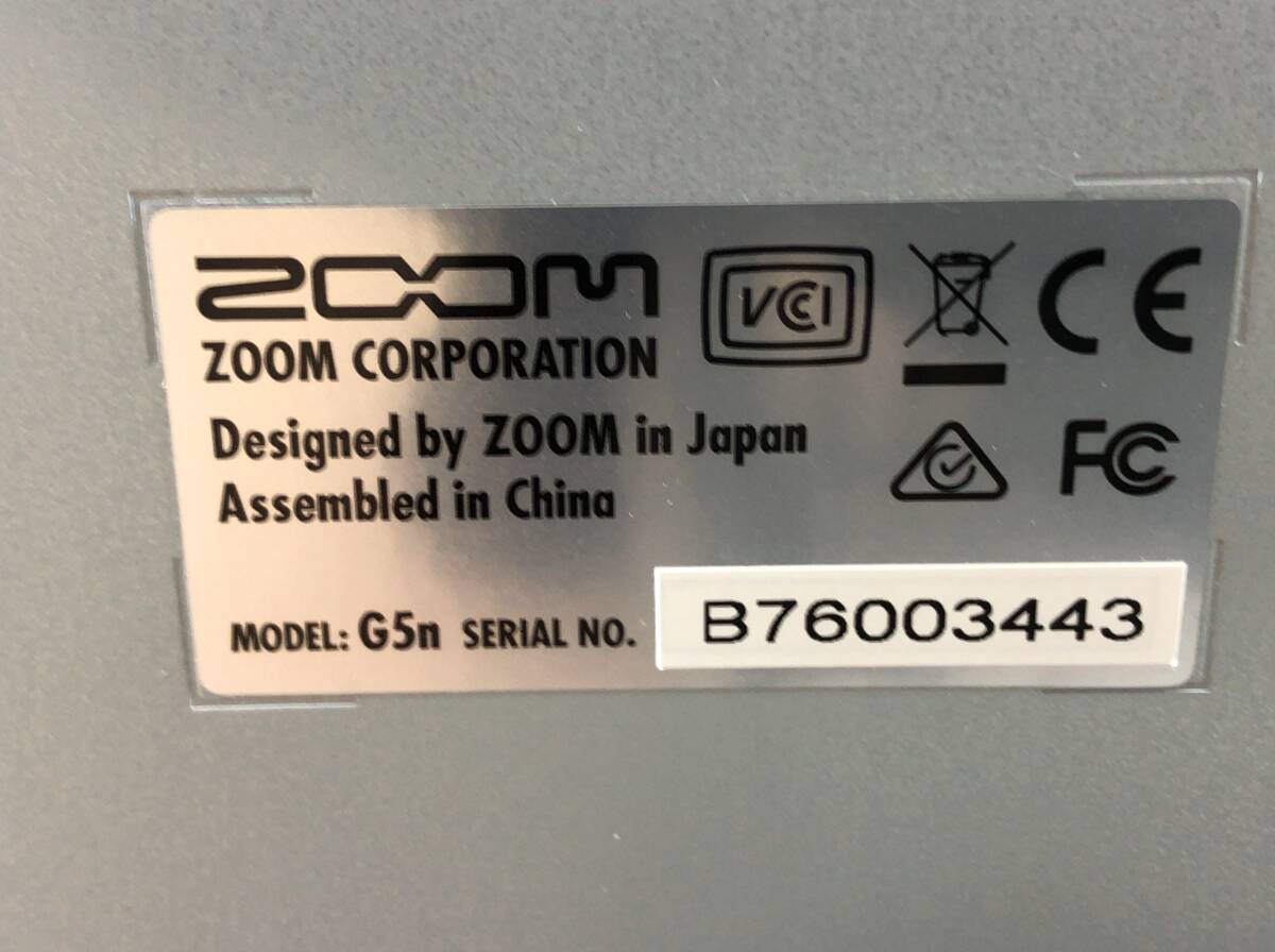 ZOOM マルチエフェクター G5n Multi-Effects Processor ズーム SS-211732_画像6