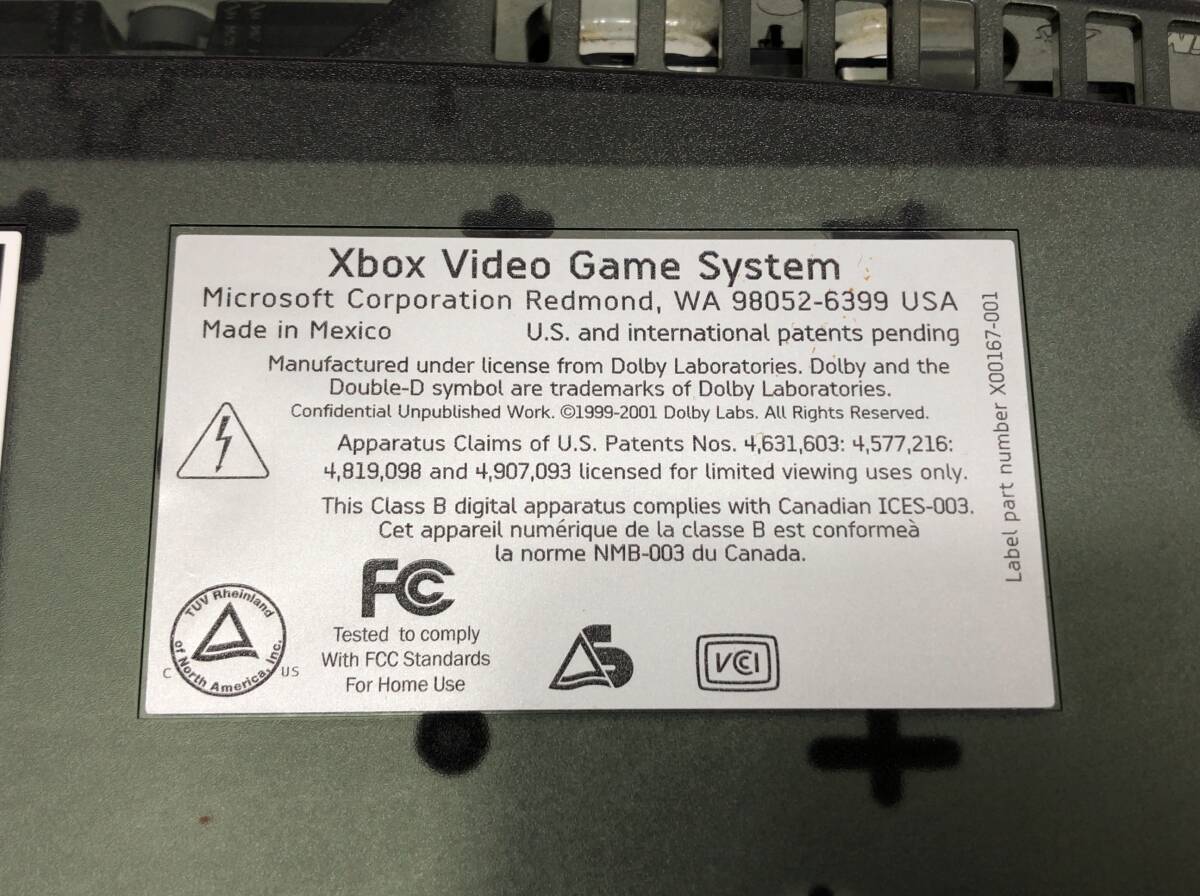  первое поколение Xbox Special Edition XBOX Video Game System каркас чистый чёрный корпус только работоспособность не проверялась Special Edition 240320