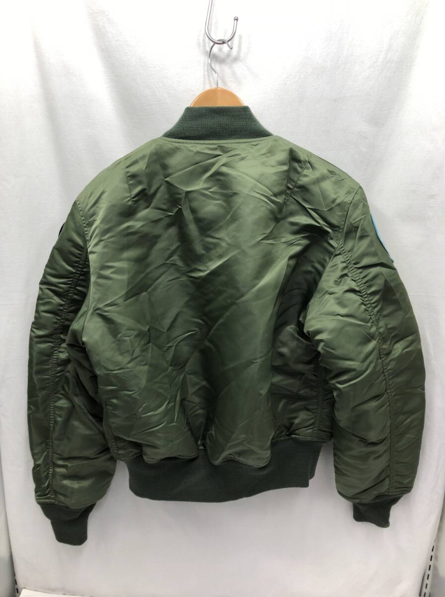 ALPHA INDUSTRIES x Paramount Pictures トップガン スペシャル コレクターズ エディション MA-1 BOXのMA1のみ M カーキ 24032001の画像2