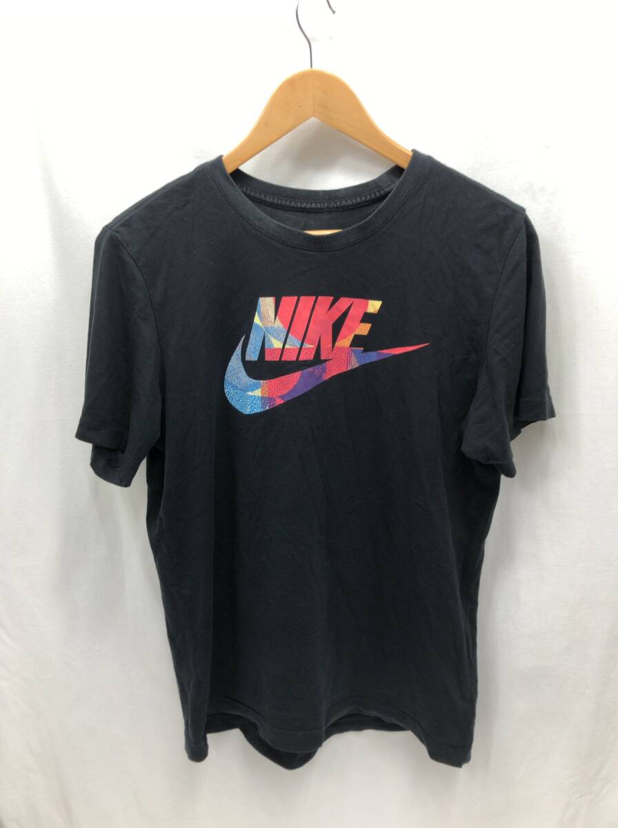 NIKE 半袖 ロゴプリント Tシャツ M ブラック ナイキ 24032701_画像1