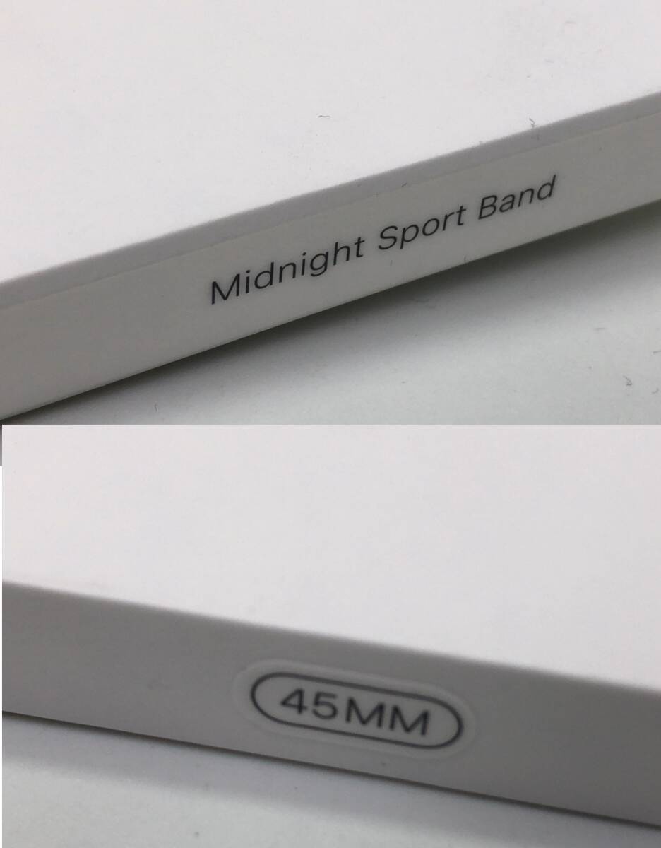Apple Watch Series 8 GPSモデル 45mm ミッドナイト アルミニウムケース スポーツバンド MNP13J/A SS-250841の画像5