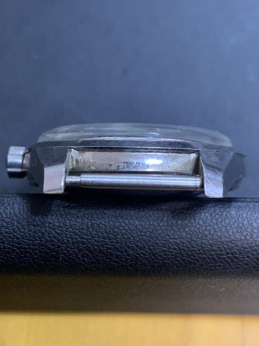 ⑤モバード MOVADO kingmatic 自動巻き メンズ 銀文字盤 稼働品 腕時計の画像6