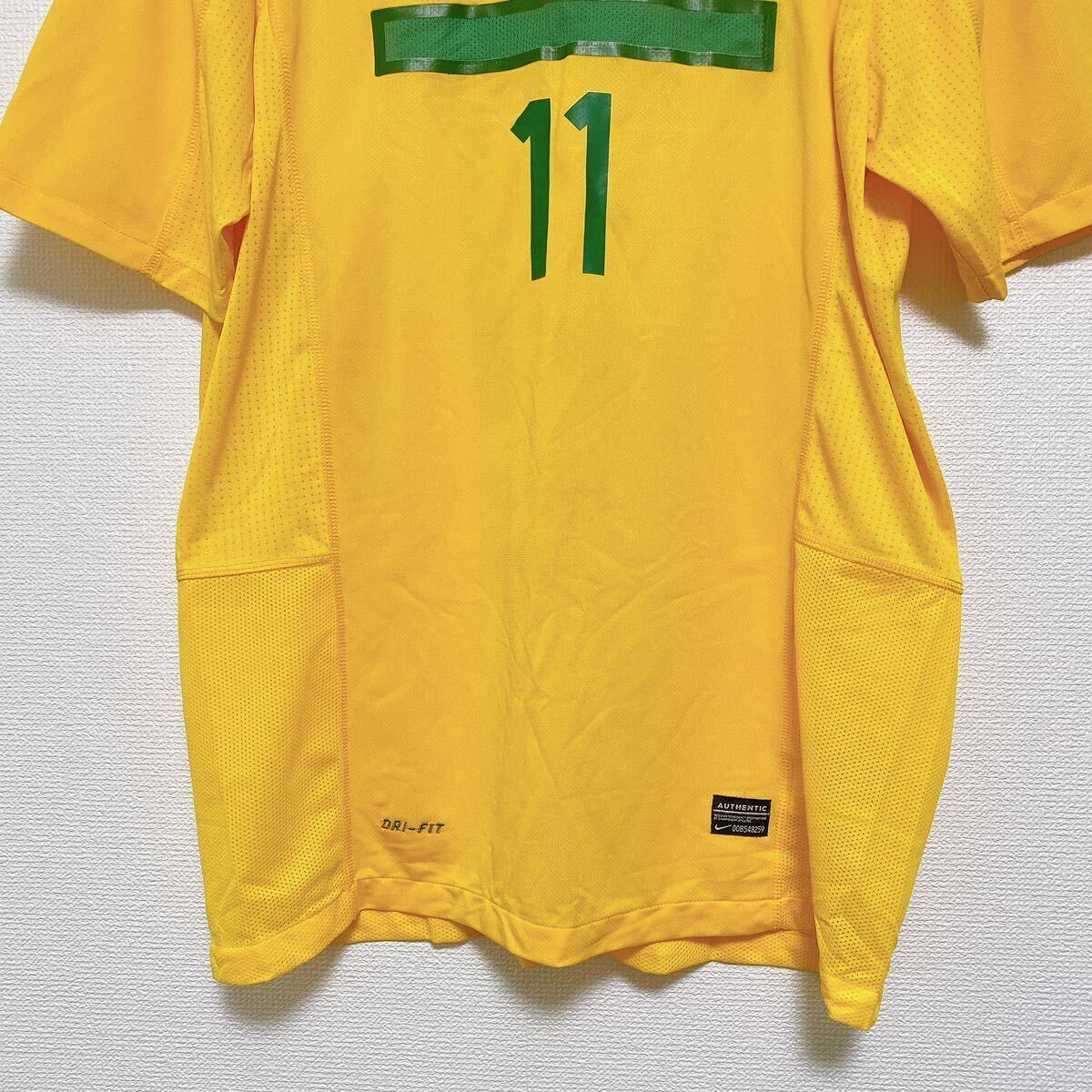 2011 ブラジル代表 ネイマール ユニフォーム XLサイズ BRAZIL NEYMAR_画像5