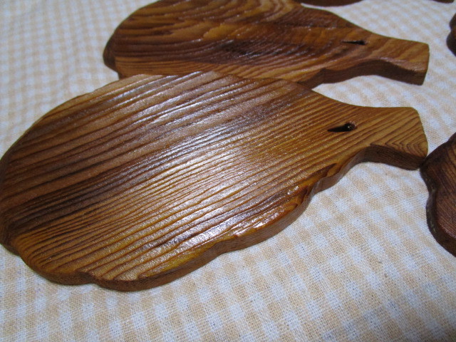 木製 小皿 5枚 木皿 和雑貨 和食器 アジアン雑貨の画像4
