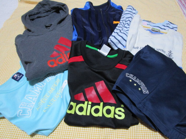 160　衣類　7点まとめて　PUMA　adidas　Champion　McGREGOR　Ｔシャツ　スポーツウェア_画像1