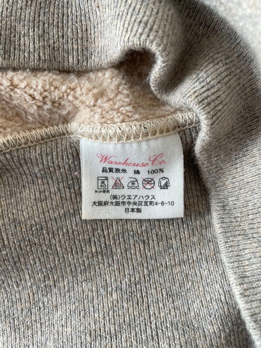 WAREHOUSE ウエアハウス スウェット 両V フリーダムスリーブ WAREHOUSE ウエアハウス スウェット 両V フリーダムスリーブ