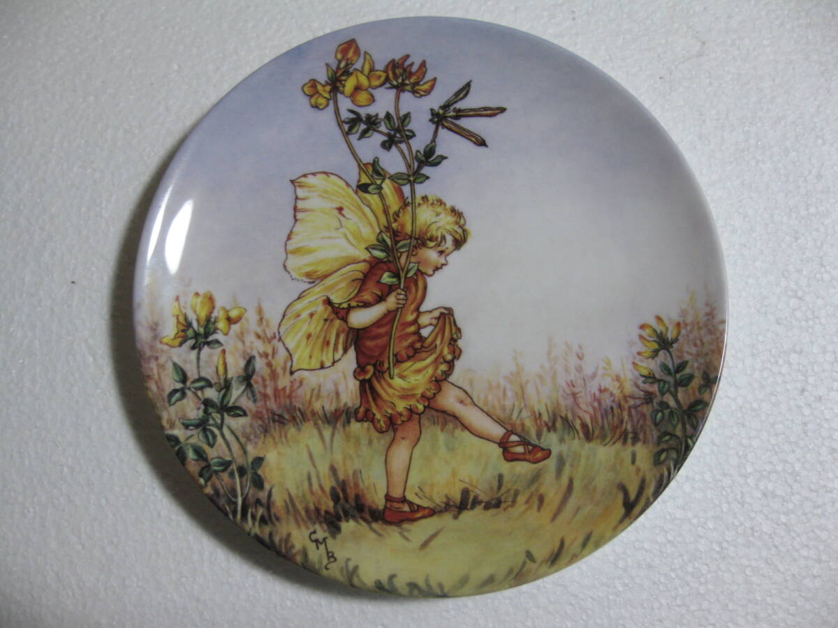 フラワーフェアリー 花の妖精 ウェッジウッド  飾り皿 プレート THE BIRD`S-FOOT TREFOIL FAIRYの画像1
