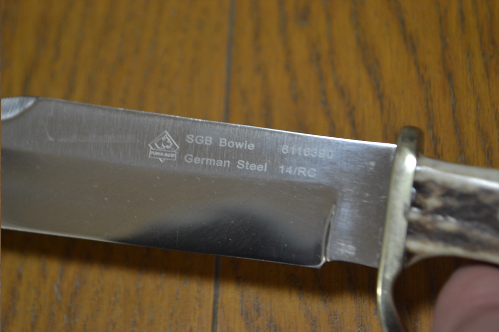 狩猟用　ナイフ　ＳＧＢ　Bowie PUMA ６１１６３９０　ドイツ　アウトドア　_画像5