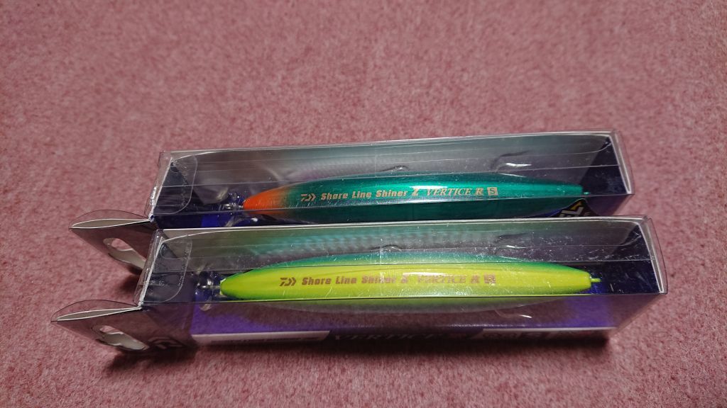 ダイワ ショアラインシャイナーZ バーティスR 98S 2個セット 不夜街 アデル オレンジヘッドキビナゴ 新品1 daiwa VERTICE R_画像3