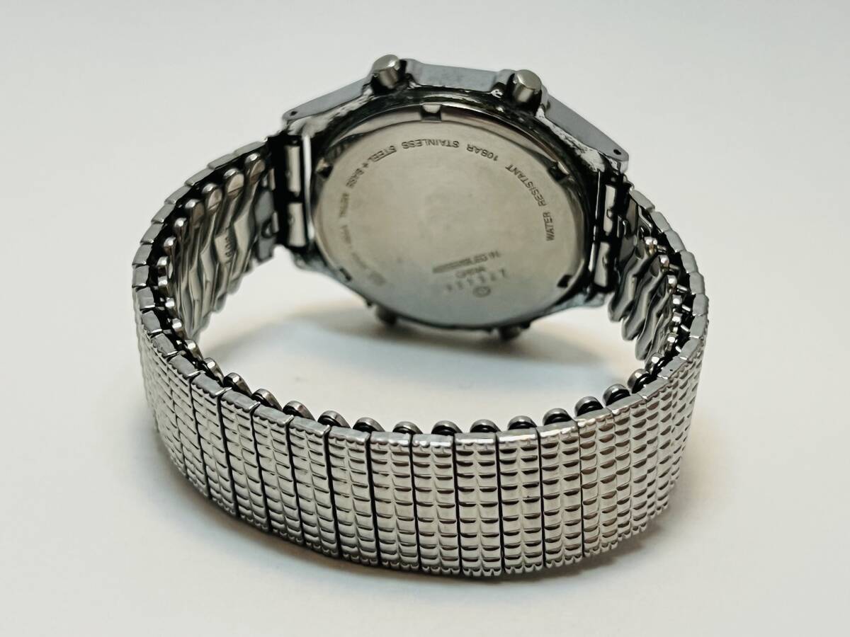 動作未確認　SEIKO セイコー ALBA アルバ Y735-4A00 クォーツ QZ 3針 デジタル 腕時計_画像6