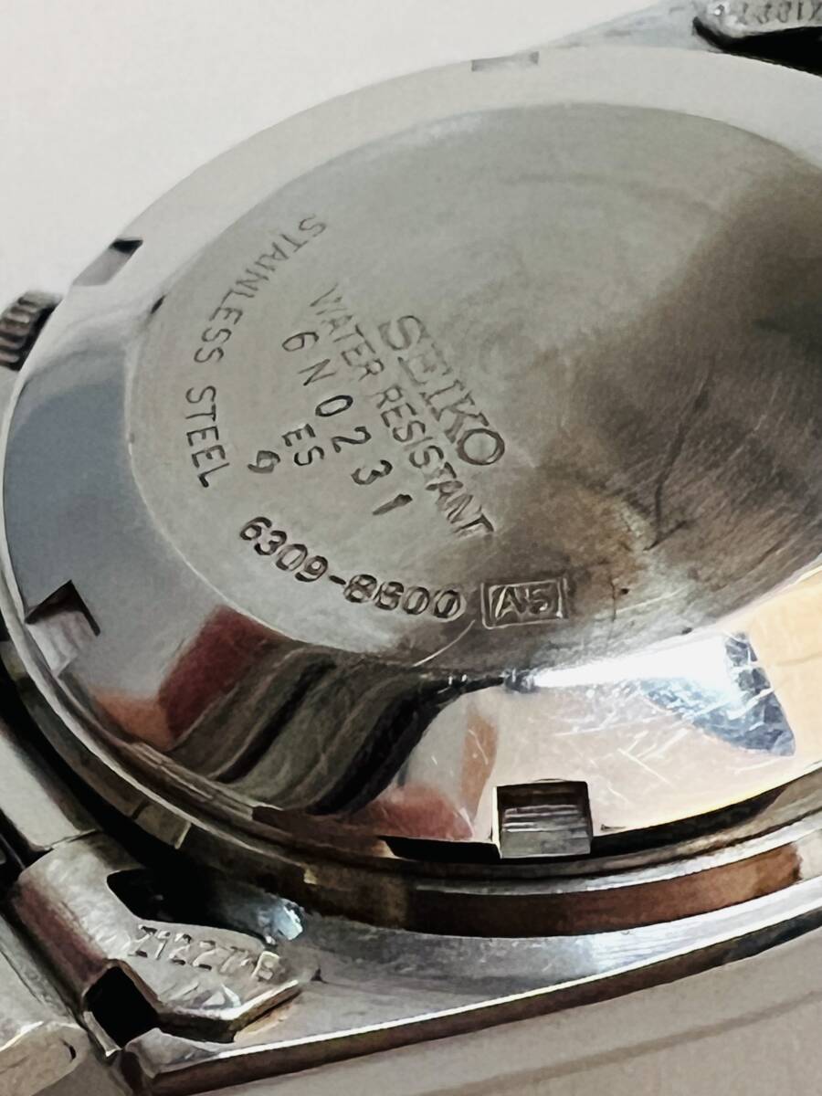 動作 SEIKO セイコー AT/自動巻 6309-8800 セイコーファイブ デイデイト シルバー文字盤 メンズ 腕時計の画像5
