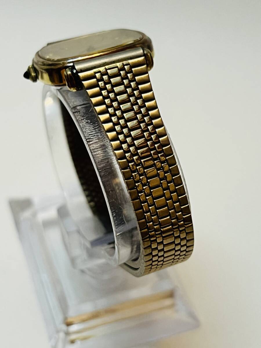 動作未確認 SEIKO セイコー エクセリーヌ レディース 腕時計 1421-5260 ゴールド 文字盤 SS アナログ クォーツの画像4