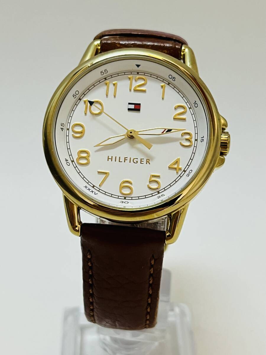  operation not yet verification TOMMY HILFIGER Tommy Hilfiger TH.288.3.34 quartz wristwatch leather belt 