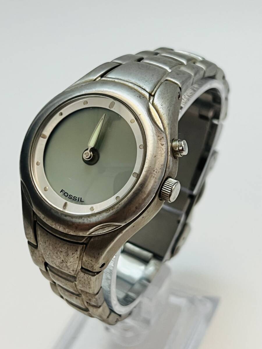 動作未確認　FOSSIL フォッシル　JR-8091　クォーツ　腕時計 アナログ デジタル_画像1