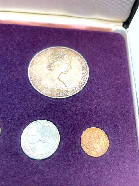 ■H77328:FIRST COINAGE OF THE BRITISH VIRGIN ISLANDS PROOF 1973年 イギリス 英領ヴァージン諸島 プルーフ貨幣セット 中古_画像3