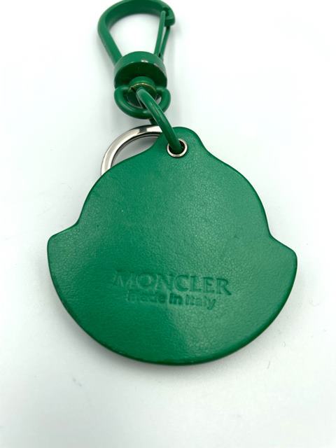 ■H76645:MONCLER モンクレール キーホルダー グリーン 保存袋 箱有り 中古_画像3