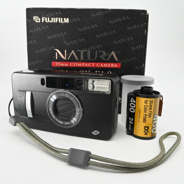 【美品/動作◎】FUJIFILM NATURA BLACK F1.9 24mm フジフィルム　コンパクトカメラ ブラック