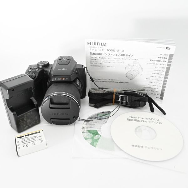 【美品/動作◎】FUJIFILM デジタルカメラ SL1000　フジフィルム　1/2.3型1600万画素裏面照射CMOSセンサー 光学50倍ズーム F FX-SL1000