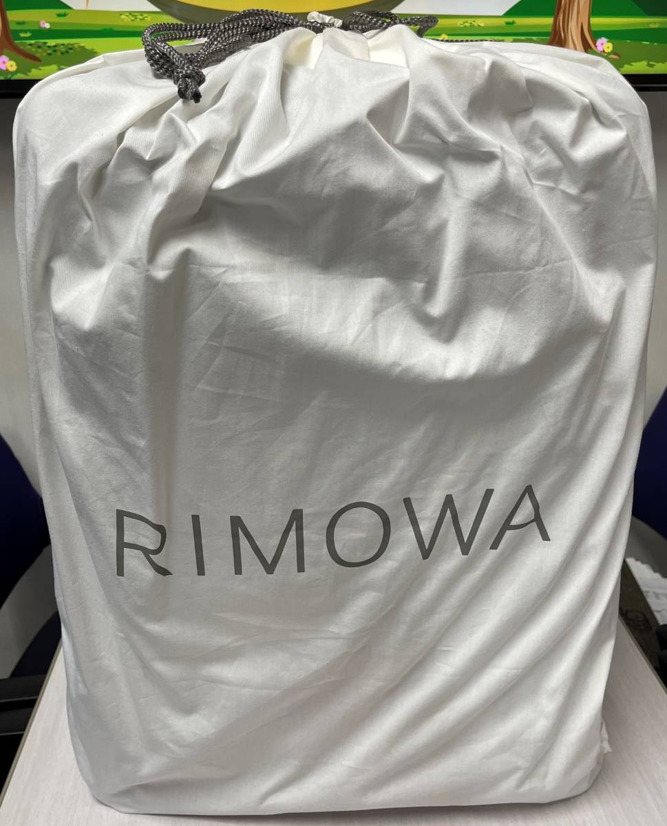 [ new goods unused ] limitation Rimowa × eggshell white collaboration suitcase black RIMOWA OFF-WHITE see-through (1474)
