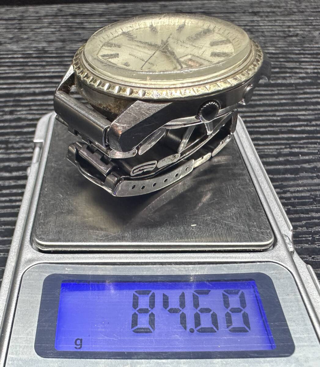 腕時計 Seiko Sportsmatic Deluxe 7619-7050 TWGP DIASHOCK 25 JEWELS WATER PROOF セイコースポーツマチック 84.68g メンズ 稼働品 1E88WA_画像8