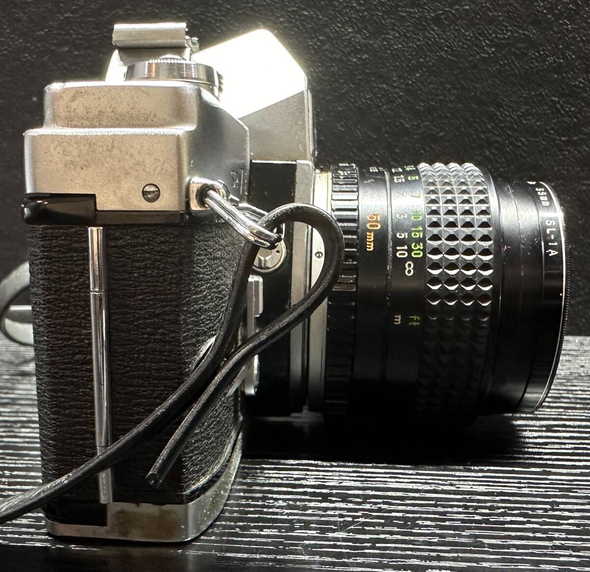 minolta SR-7 シルバー / MINOLTA LENS MC ROKKOR-PG 1:1.4 f=50mm / D55NC ミノルタ フィルムカメラ #2250_画像4