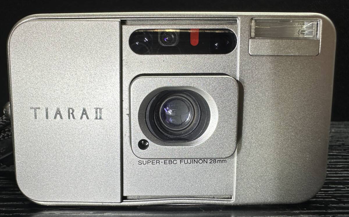 FUJIFILM TIARAⅡ/ SUPER-EBC FUJINON LENS 28mm 富士フイルム コンパクト フィルムカメラ #2185_画像2