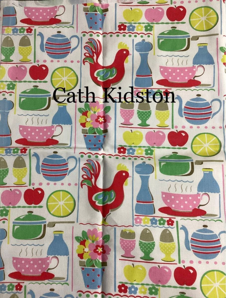 Cath Kidston ブレックファースト　生地幅 150cm × 50cm 実寸　ホワイト