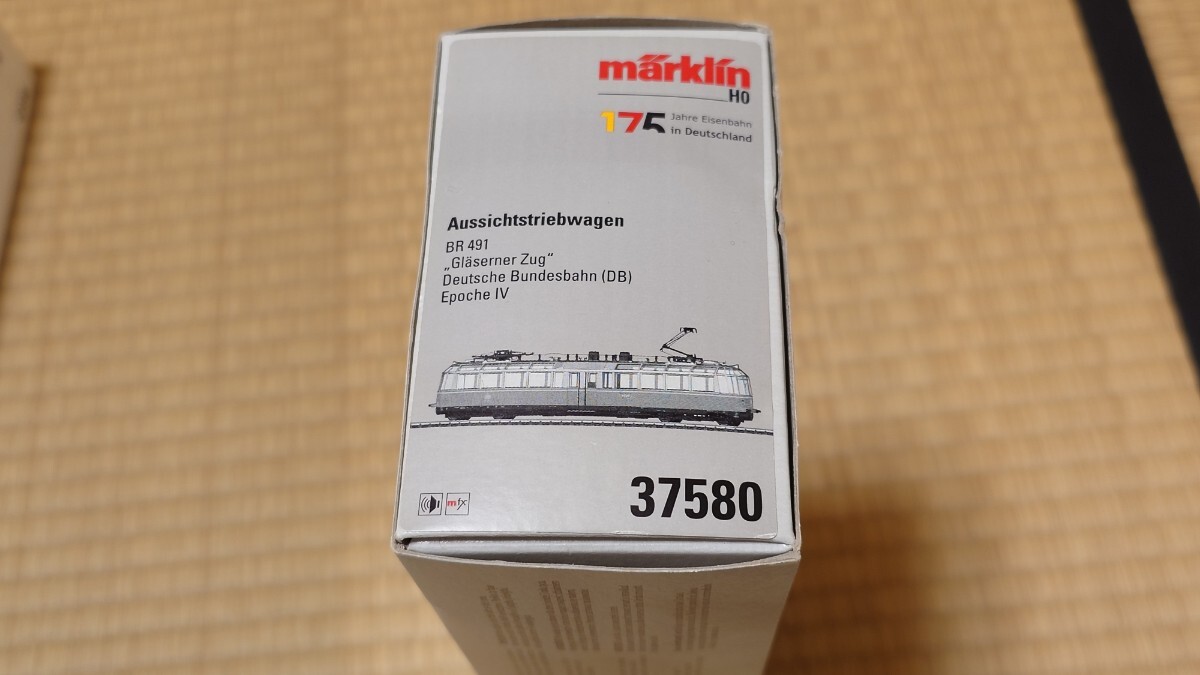 メルクリン Marklin 37580 DB 491 ガラス電車 水色_画像2