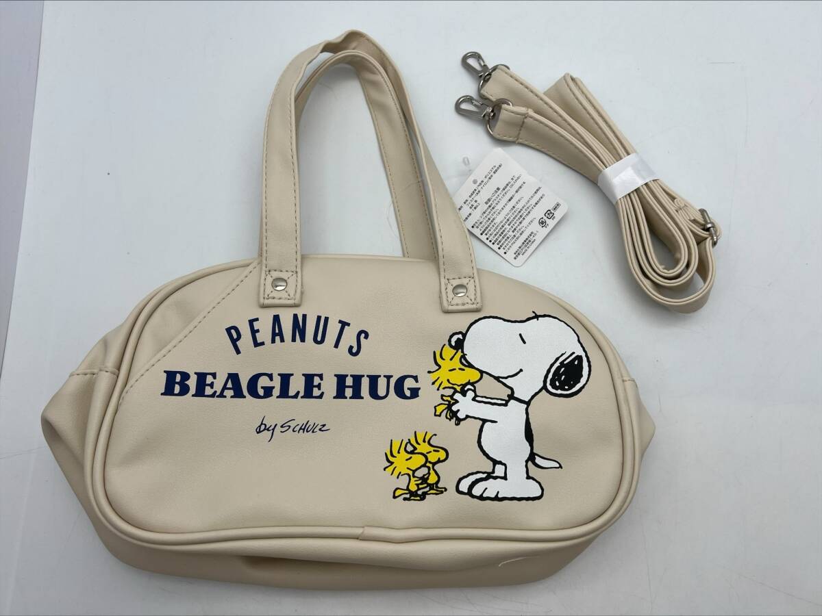 ◎7431.1 未使用 スヌーピー グッズ おまとめ SNOOPY PEANUTS 2wayバッグ 巾着 ハンドタオルの画像2