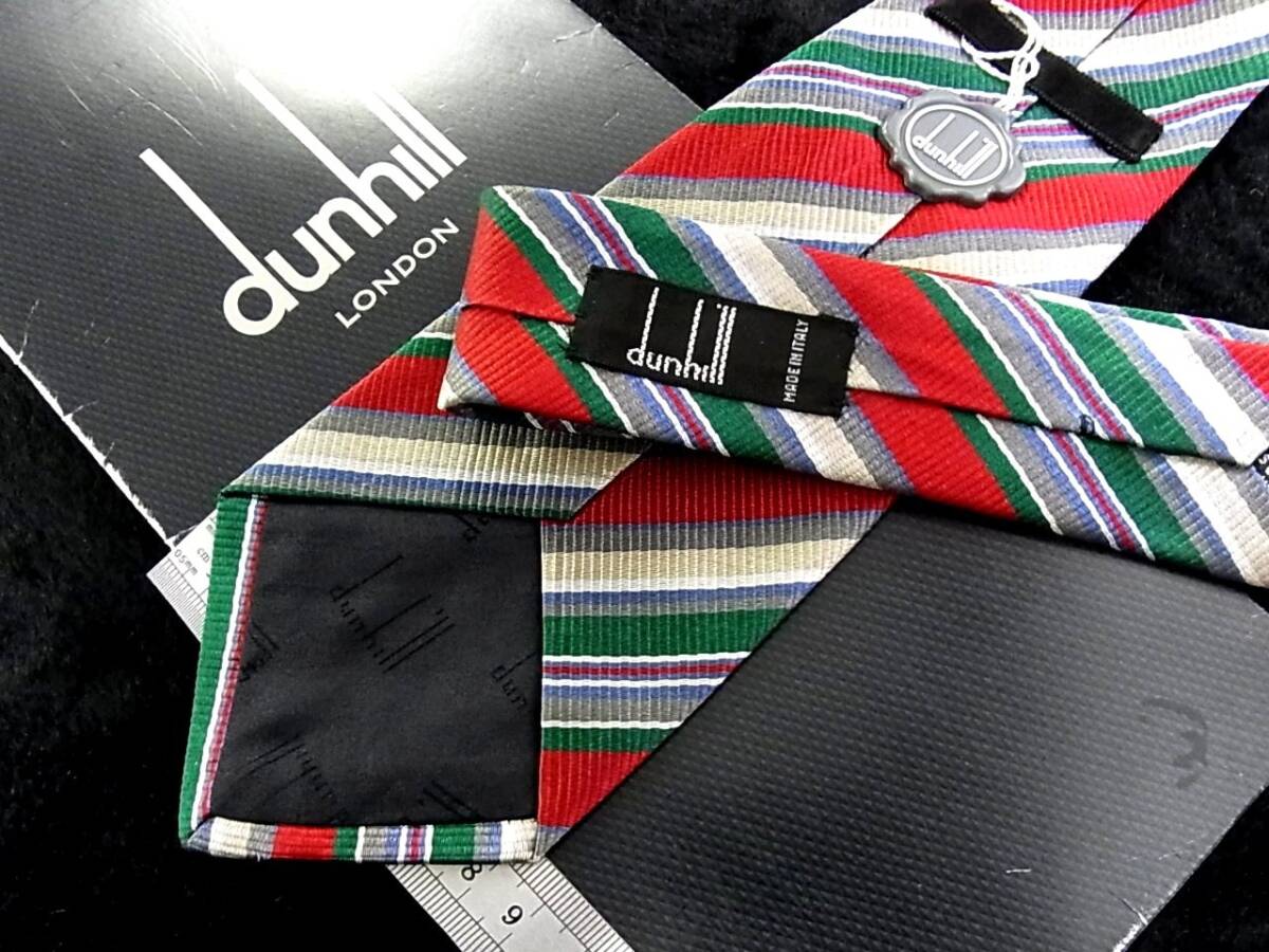 ★☆*:.*:【新品】5382 【ｄunhill】ダンヒル【人気の細タイプ】 ｄロゴ入 ネクタイ ナロータイ_画像1