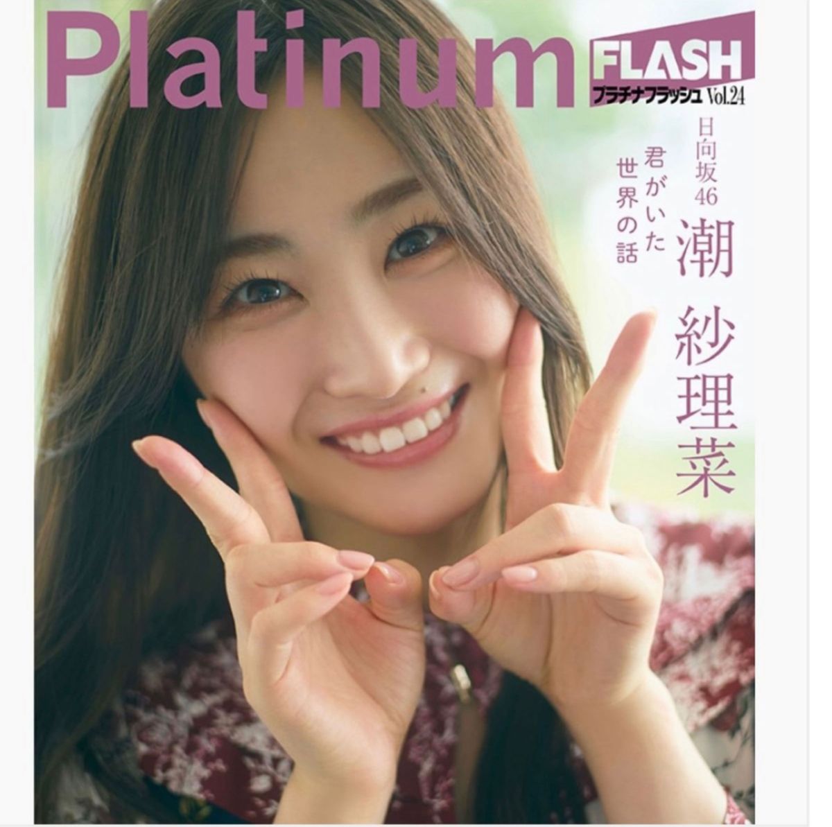 Platinum FLASH Vol.24 小坂菜緒　潮紗理菜　応募券とクリアファイル無し