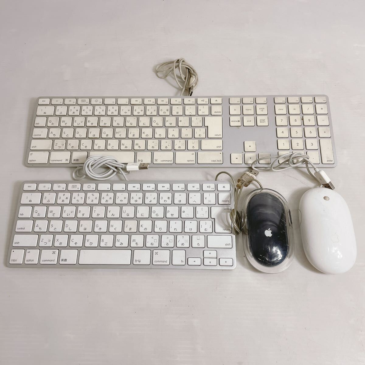 ◆まとめて4点 マック 純正 USBキーボード マウス◆H3_画像1