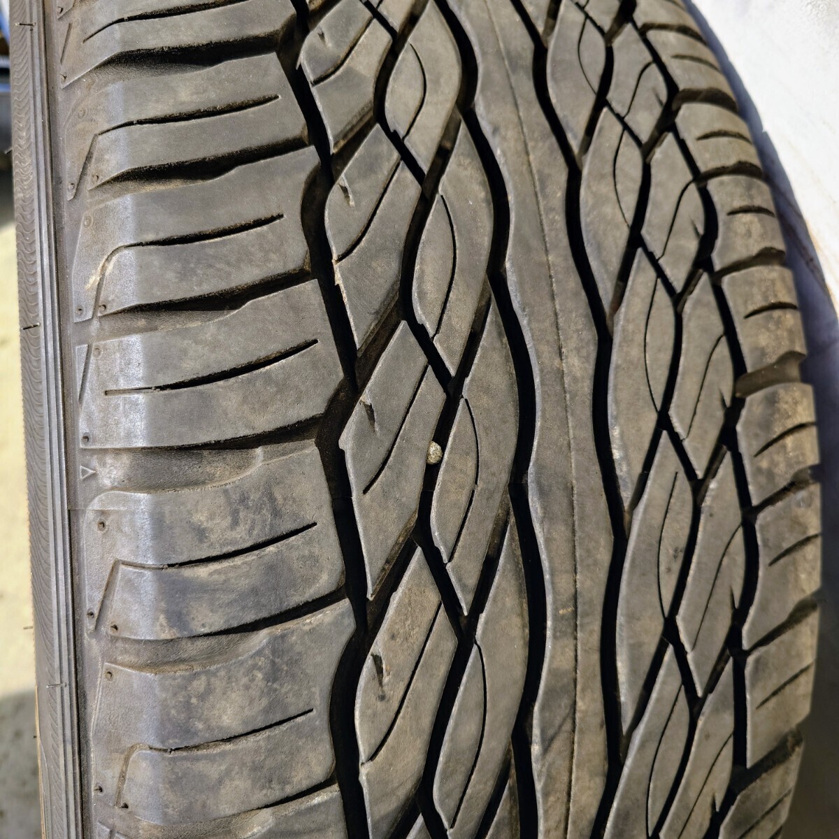 美品 中古タイヤホイールセット RAYS HOMURA 2×9G 20×9J 6H 139.7 FALKEN ZIEX S/TZ05 265/50R20 111H 20年 ランクルプラドで使用の画像7