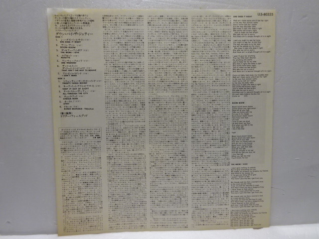 初回 帯付 原盤 DR. FEELGOOD ドクター・フィールグッド 1ST 1975 DOWN BY THE JETTY 白ラベル・プロモ盤 JPN. ORIGNAL 状態良好_画像9