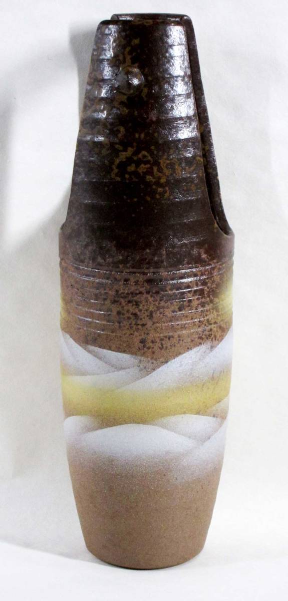 九谷焼 花瓶 径８×高２７.５cm_画像4