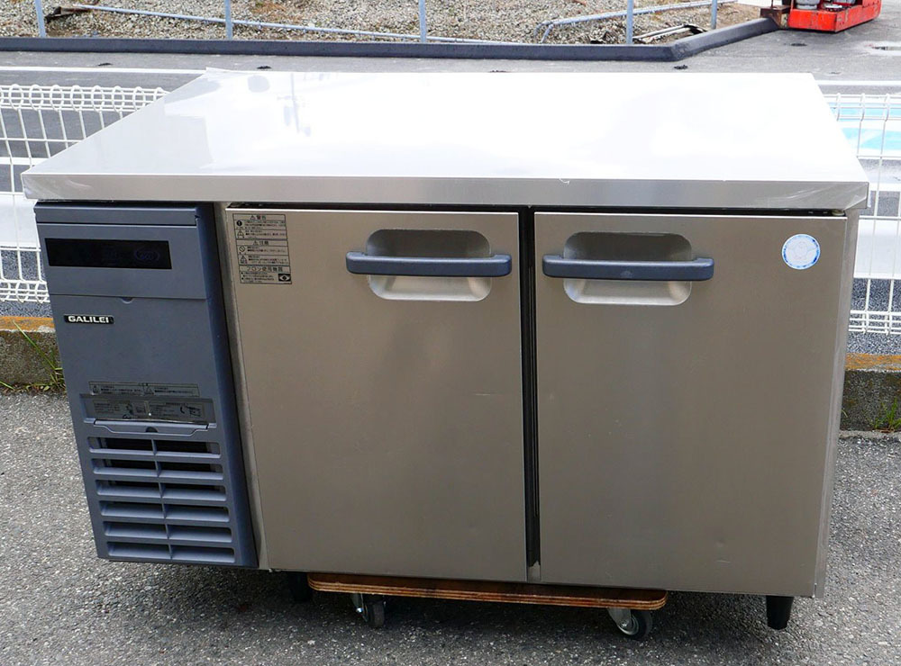 即決有 2020年製 フクシマガリレイ ヨコ型冷凍庫 LRW-122FM-F 100V 幅1200mm 奥行750mm 台下 テーブル形冷凍庫 インバーター