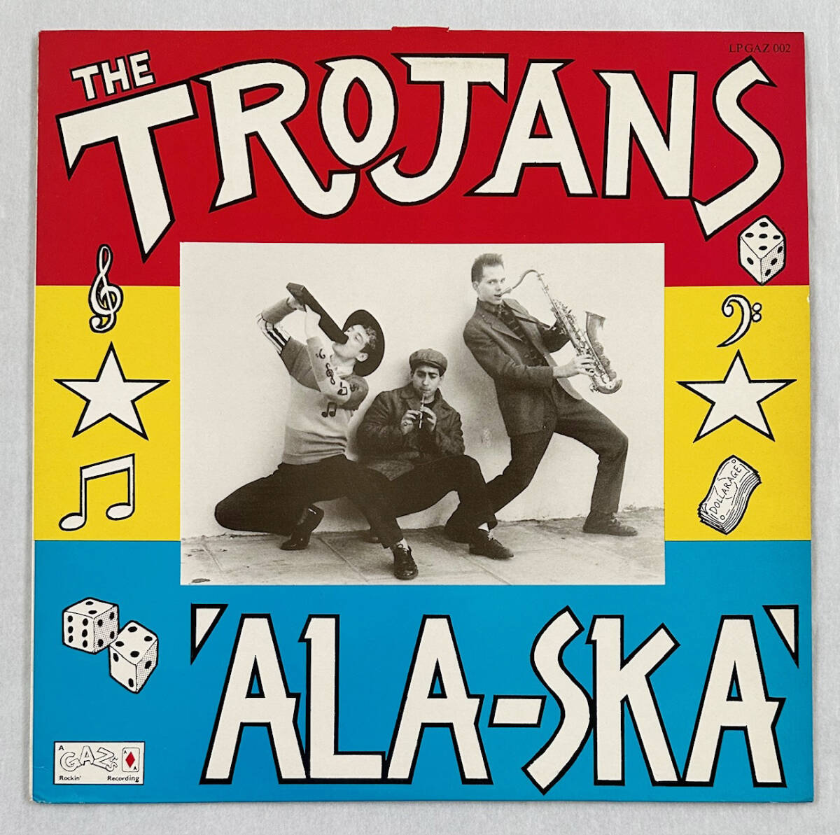 #1987 год оригинал UK запись THE TROJANS - ALA-SKA 12~LP LP GAZ 002 GAZ*S Rockin* Records