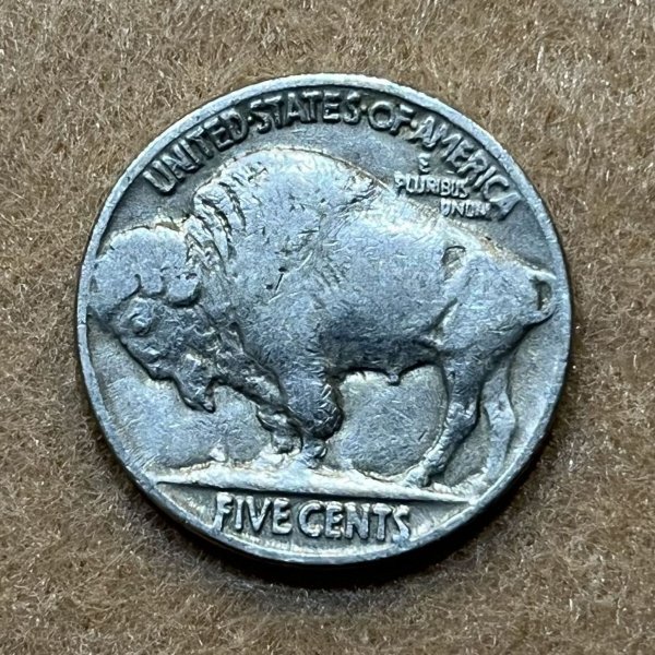アメリカ 5セント硬貨(1936年)  /バッファローニッケル/インディアンヘッドニッケル/外国コイン/Lot6の画像2