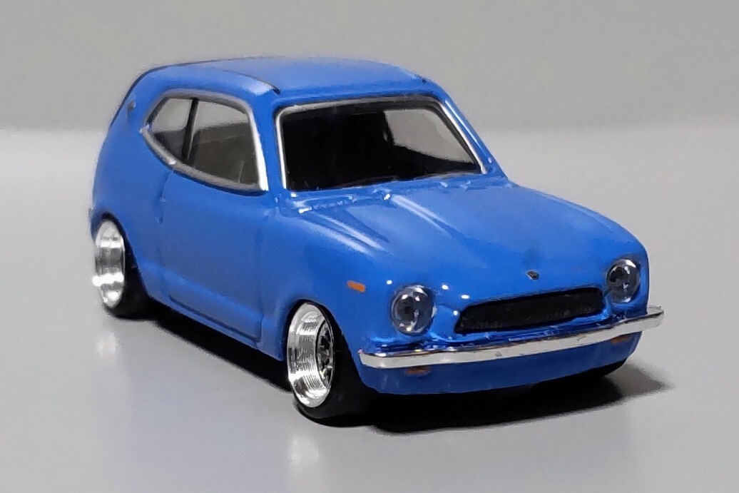  rare 1/64 out of print famous car collection Honda Z GS N360 modified initial model deep rim Watanabe lowrider custom modified 360 sub rok light car light car 