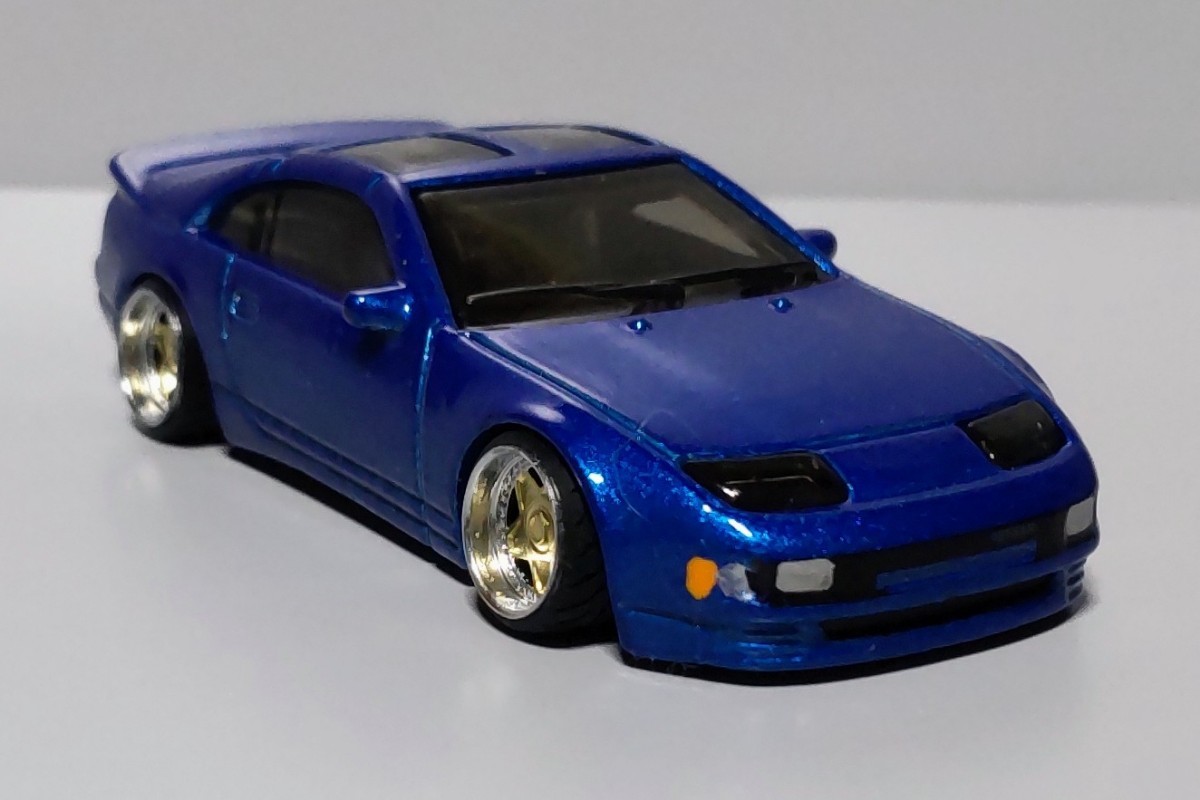 希少 絶版 日産 300ZX ツインターボ 改 フェアレディZ Z32 深リム アウトストラーダ シャコタン カスタム 改造 ネオクラ USDM JDM (1/64)_画像8