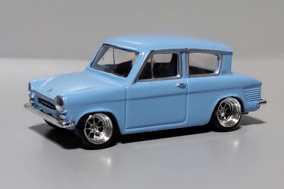  rare 1/64 out of print famous car collection Mazda Carol KPDA modified deep rim Watanabe lowrider custom modified sub rok360 light car light car old car 