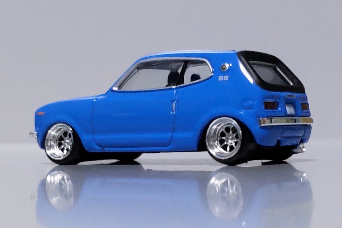  rare 1/64 out of print famous car collection Honda Z GS N360 modified initial model deep rim Watanabe lowrider custom modified 360 sub rok light car light car 