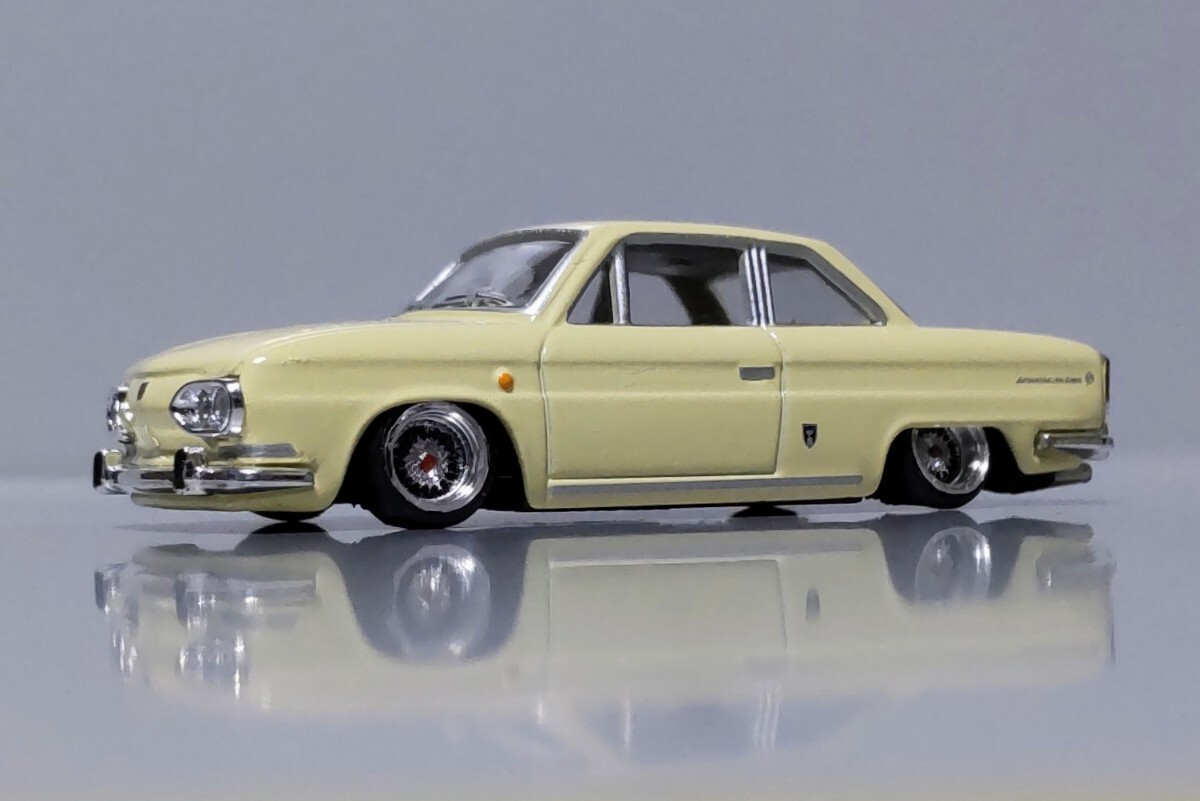  rare 1/64 out of print famous car collection limitation color saec Conte sa1300 coupe PD300 modified deep rim BBS lowrider custom modified mike Lotte .