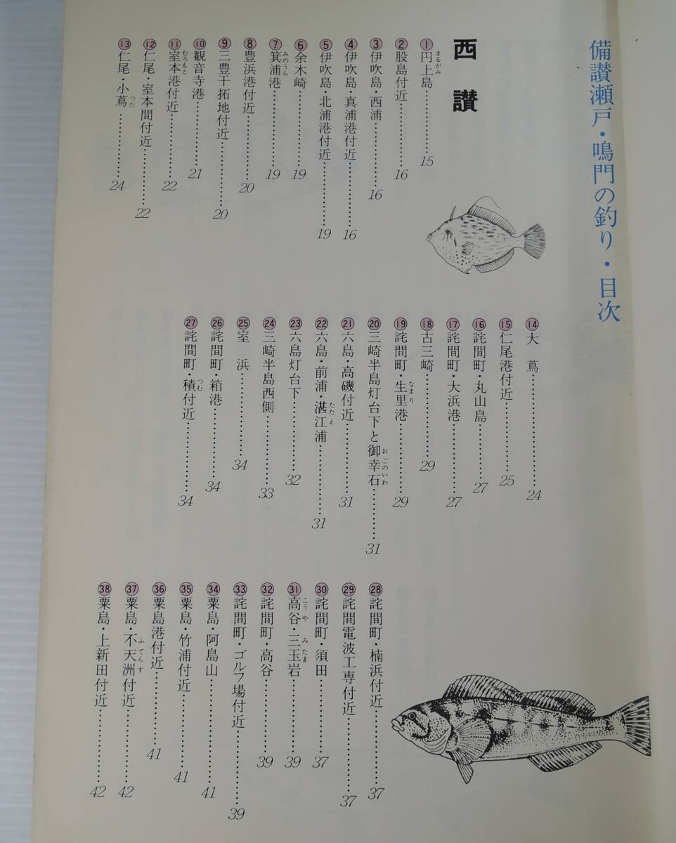 ☆11A■決定的カラー空撮ポイント集　備讃瀬戸・鳴門の釣り■山陽新聞社/1981年/香川県（西讃・東讃・高松・小豆島）/徳島県（鳴門・阿南）_画像3