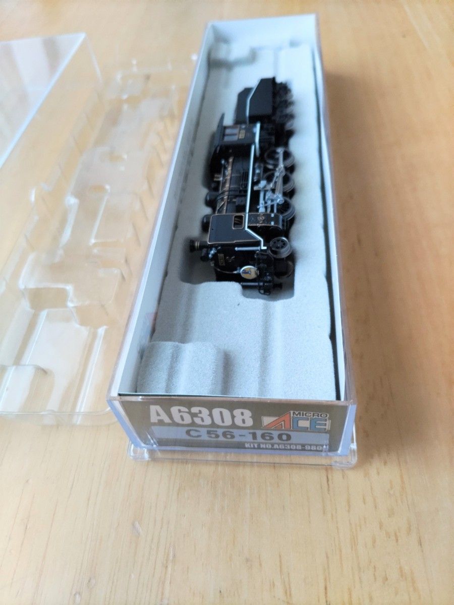 【ほぼ新品美品】A6308 C56-160　蒸気機関車　ヘッドマーク付き　マイクロエース鉄道模型Ｎゲージ